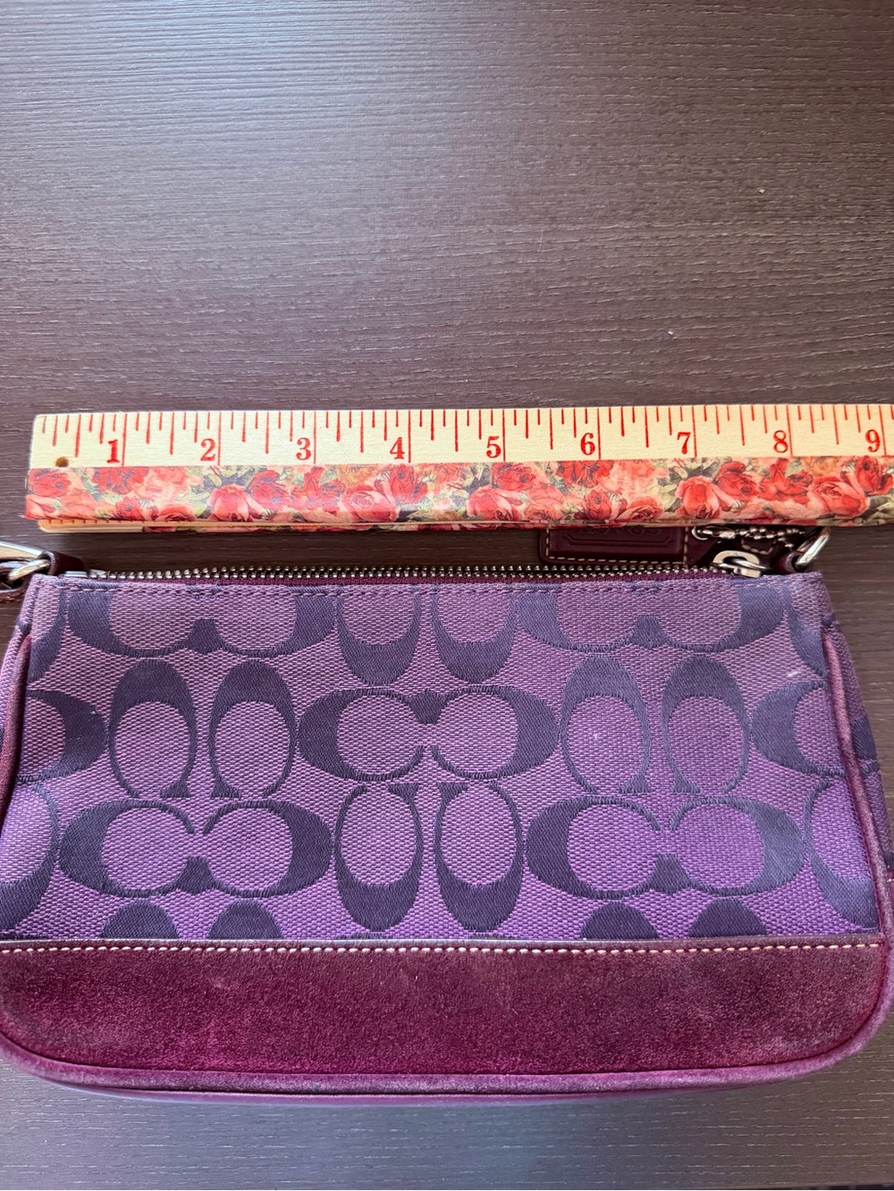 Vintage Y2K Coach Hampton Demi 6094 Purple Signature … - Gem